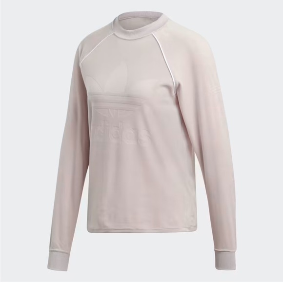 Adidas OG Velvet Long Sleeve Crewneck Top - Picture 3 of 13